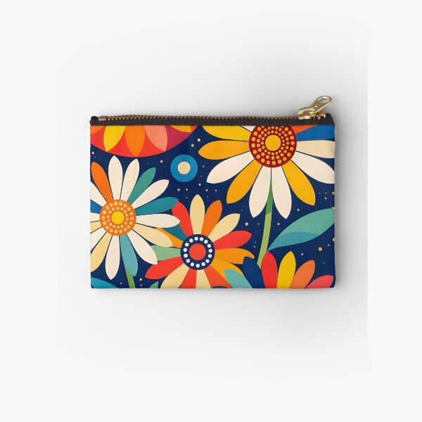 Item preview, Modern Geometric Colorful Daisies designed and sold by artedamensagem.