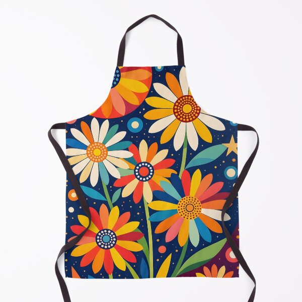 Item preview, Modern Geometric Colorful Daisies designed and sold by artedamensagem.