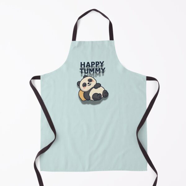 Item preview, Happy Tummy Panda – Cute Chubby Panda Cartoon Design designed and sold by konthai.familyart.