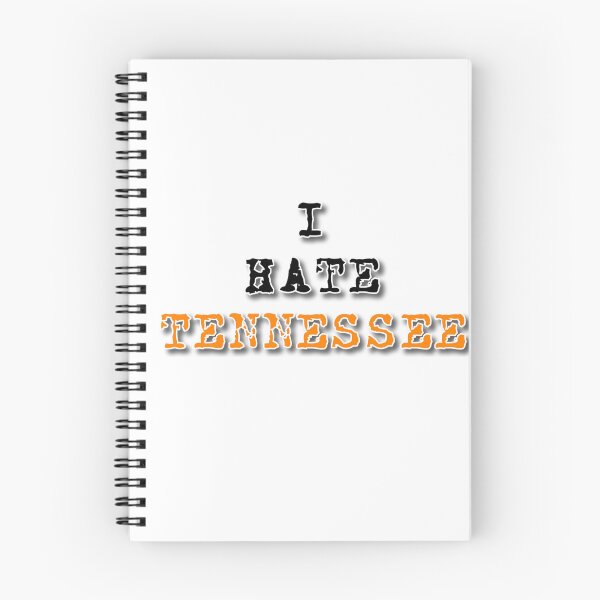 Aperçu de l'œuvre Je déteste le Tennessee - Orange créée et vendue par Pickle Wicked Designs.