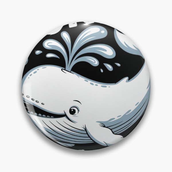 Item preview, Inappropriate Meme Squirter Blue Whale designed and sold by Charidana.