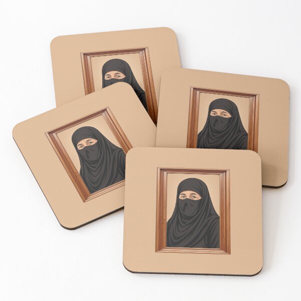 Item preview, An elderly woman wearing a niqab Saudi dress designed and sold by Daboosart.