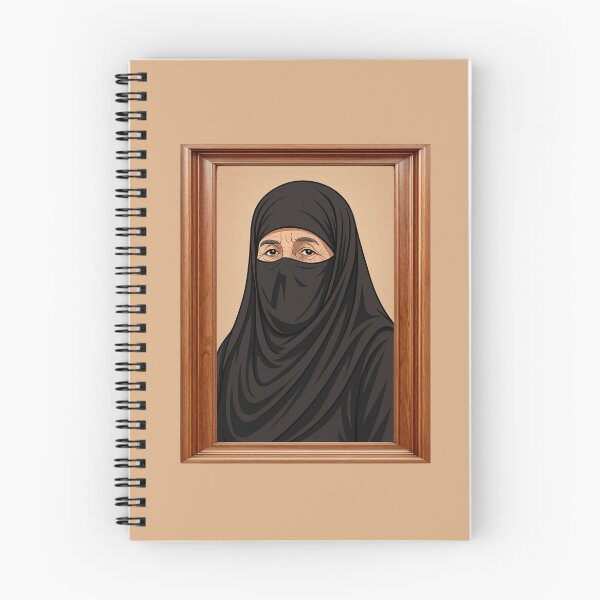 Item preview, An elderly woman wearing a niqab Saudi dress designed and sold by Daboosart.