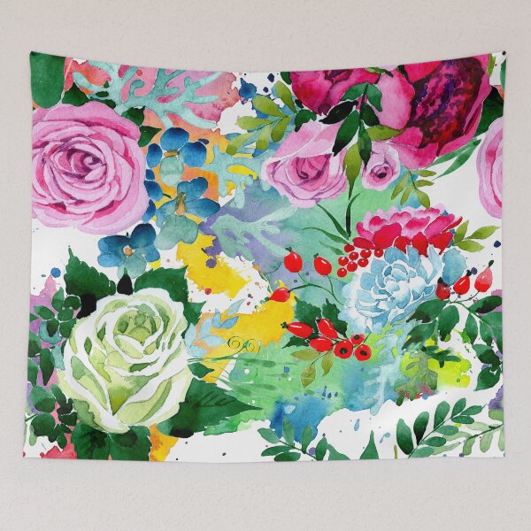 Item preview, Contemporary Watercolor Floral Sophisticated Graphic Art Print   designed and sold by DEC02.