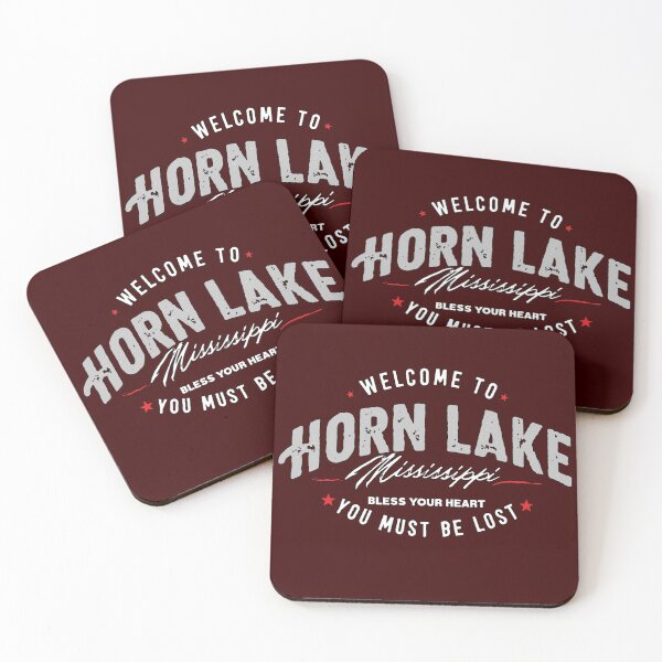 Item preview, WELCOME TO HORN LAKE, MS - WHITE LETTER designed and sold by Pickle Wicked Designs.