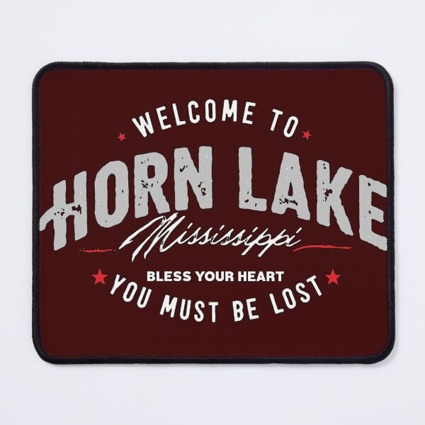 Item preview, WELCOME TO HORN LAKE, MS - WHITE LETTER designed and sold by Pickle Wicked Designs.