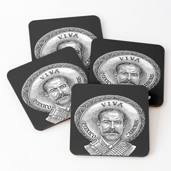 Item preview, Pancho Villa Viva Mexico Cabrones - Black and White Art designed and sold by VALQUIRIAMX.