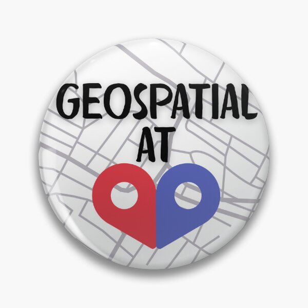 Item preview, Geospatial at Heart - Map Pin Heart Design for GIS Lovers designed and sold by Carley Anne Plans.