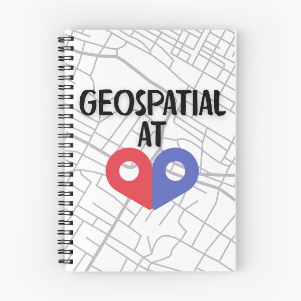Item preview, Geospatial at Heart - Map Pin Heart Design for GIS Lovers designed and sold by Carley Anne Plans.