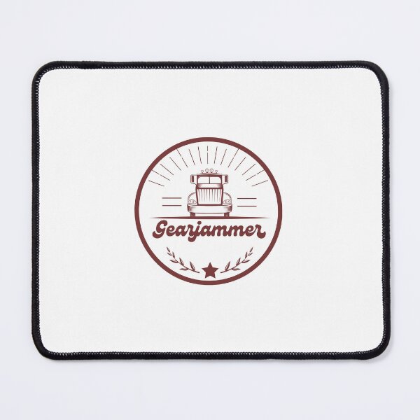 Item preview, Gearjammer Vintage Trucking Emblem – Retro Big Rig Driver Design designed and sold by ProWander1.