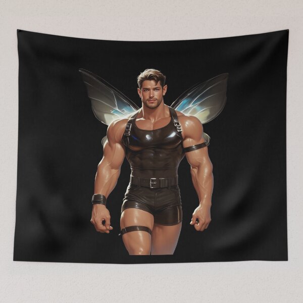 Item preview, Black Leather Fairy designed and sold by WesScottsWhimsy.