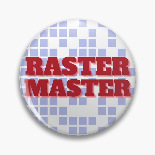 Item preview, Raster Master - Funny GIS Pixel Art Design designed and sold by Carley Anne Plans.