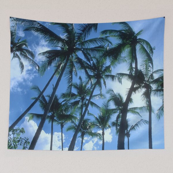 Item preview, Tropical Palm Trees in the Sky Art Photo designed and sold by DEC02.