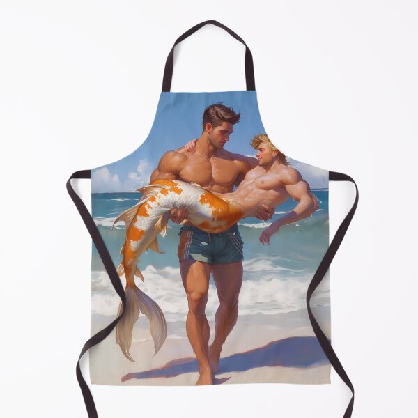 Item preview, Merman Rescue - Koi designed and sold by WesScottsWhimsy.
