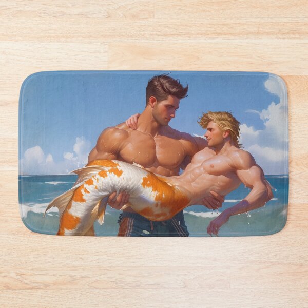Item preview, Merman Rescue - Koi designed and sold by WesScottsWhimsy.