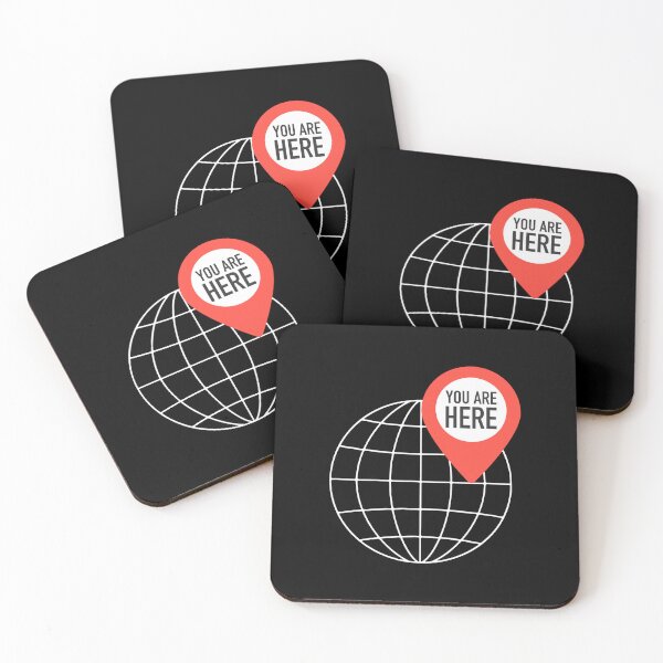 Item preview, You Are Here – Map Pin Over Globe GIS Design designed and sold by Carley Anne Plans.