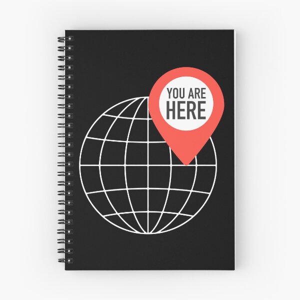 Item preview, You Are Here – Map Pin Over Globe GIS Design designed and sold by Carley Anne Plans.