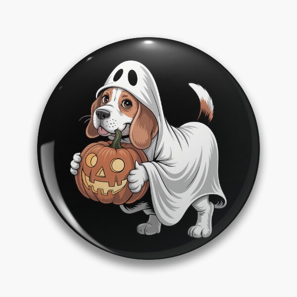 Item preview, Beagle Ghost Dog Halloween designed and sold by brynatshop.
