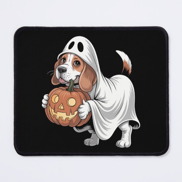 Item preview, Beagle Ghost Dog Halloween designed and sold by brynatshop.