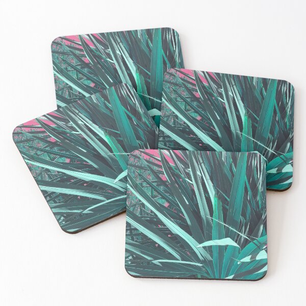 Item preview, Green-Blue Palm Leaves On Bright Pink Sky designed and sold by DEC02.