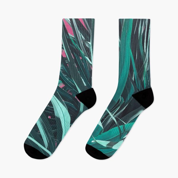 Item preview, Green-Blue Palm Leaves On Bright Pink Sky designed and sold by DEC02.