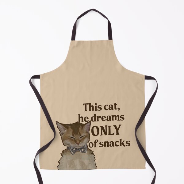 Item preview, This Cat Leo Dreams Only of Snacks – Funny Cat Sticker designed and sold by AlyaCreates.