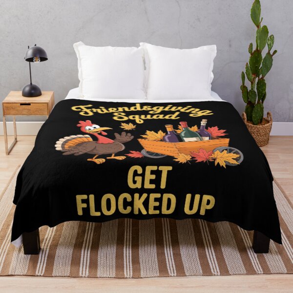 Item preview, Friendsgiving Squad Get Flocked Up designed and sold by brynatshop.