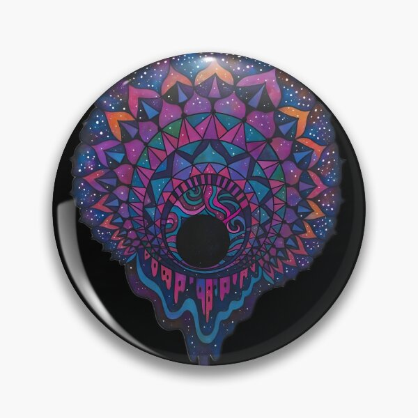Item preview, Drippy Trippy Melting Space Mandala designed and sold by Lucidesigns.