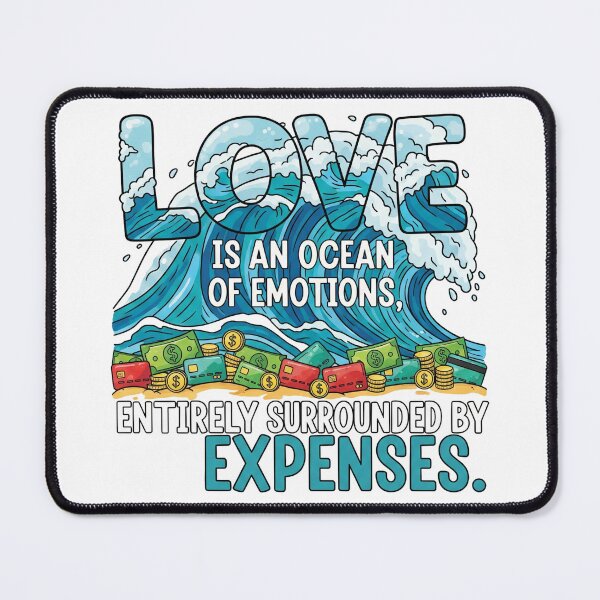 Item preview, Love and Expenses: A Visual Metaphor of Emotional and Financial Challenges designed and sold by Cloud-Riders.