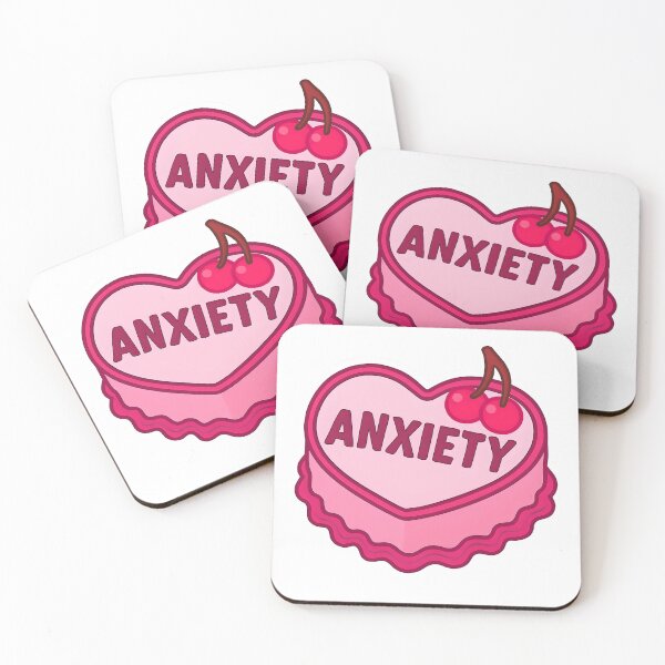 Item preview, Anxiety Cake – Funny Relatable Mental Health Humor | Cute Pastel designed and sold by LittleBreak.