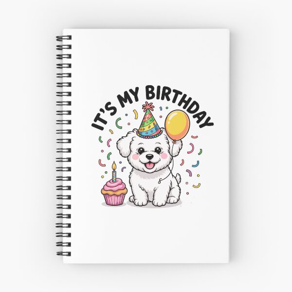 Item preview, It's My Birthday Bichon Frise Celebration designed and sold by TheAnimalZ00.