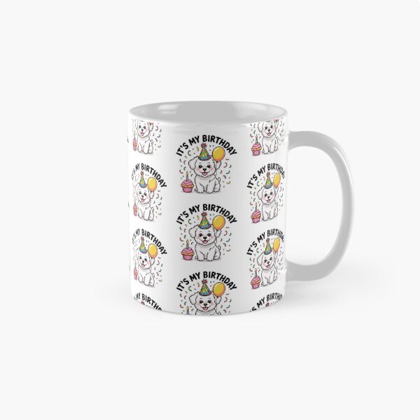 Item preview, It's My Birthday Bichon Frise Celebration designed and sold by TheAnimalZ00.