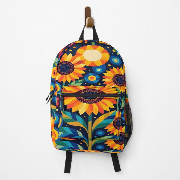 Item preview, Modern Geometric Colorful Sunflowers designed and sold by artedamensagem.
