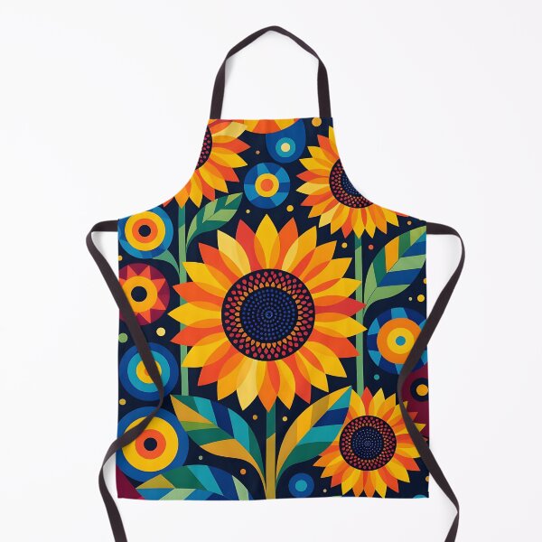Item preview, Modern Geometric Colorful Sunflowers designed and sold by artedamensagem.