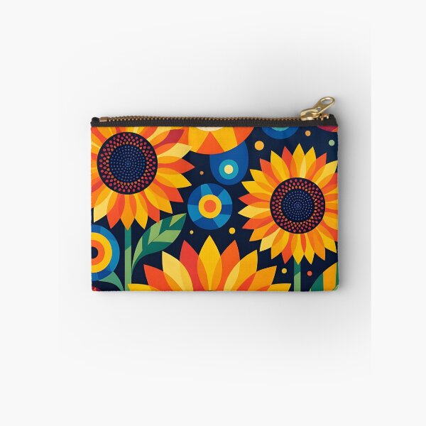 Item preview, Modern Geometric Colorful Sunflowers designed and sold by artedamensagem.