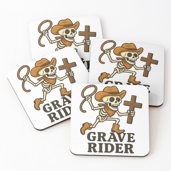 Item preview, Grave Rider – Skeleton Cowboy | Spooky Western designed and sold by LittleBreak.