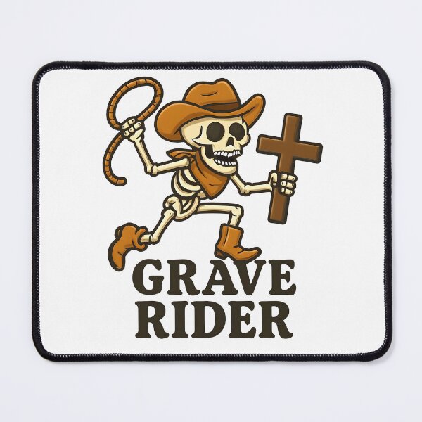 Item preview, Grave Rider – Skeleton Cowboy | Spooky Western designed and sold by LittleBreak.
