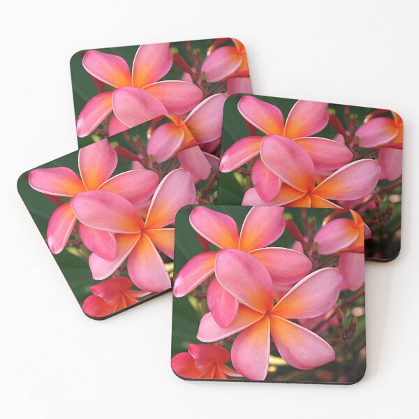 Item preview, Pink Plumerias Tropical Island Flowers Art Photo designed and sold by DEC02.