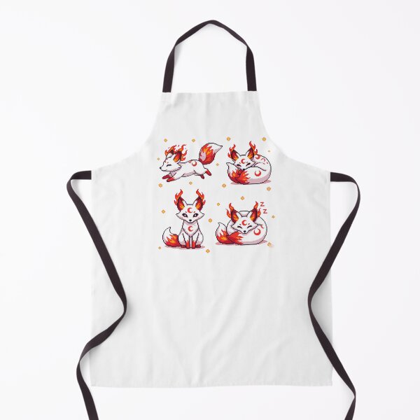 Item preview, Pixel Fire Fox Sticker Pack – Cute Mythical Kitsune designed and sold by SteffaArt.