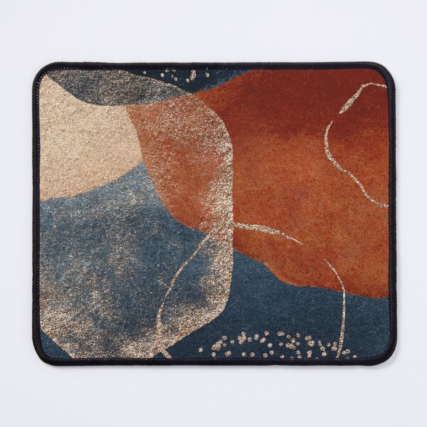 Artikelvorschau, Modernes abstraktes Terrakotta-Blush und Marineblau entworfen und verkauft von PixDezines.