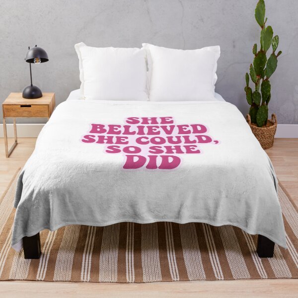 Item preview, She Believed She Could, So She Did designed and sold by CharmStudio.