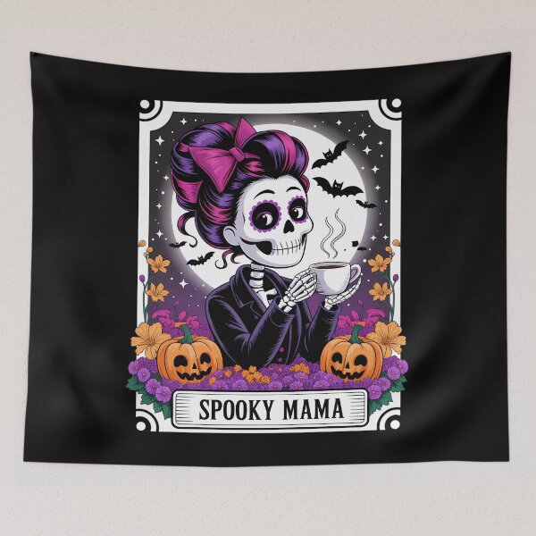 Item preview, Spooky Mama Tarot Card Halloween Mom Skull Mama designed and sold by brynatshop.
