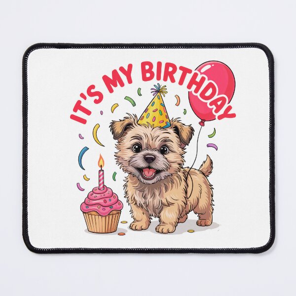 Item preview, It's My Birthday Cairn Terrier Celebration designed and sold by TheAnimalZ00.