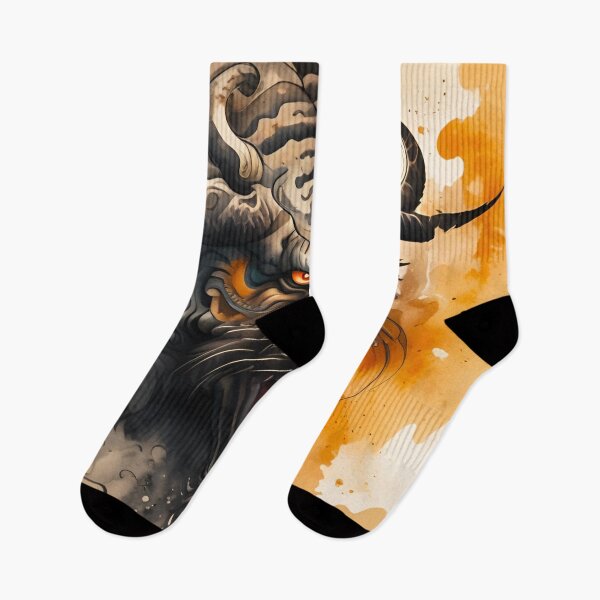 Item preview, Horned Tiger designed and sold by MatrixTattoo.