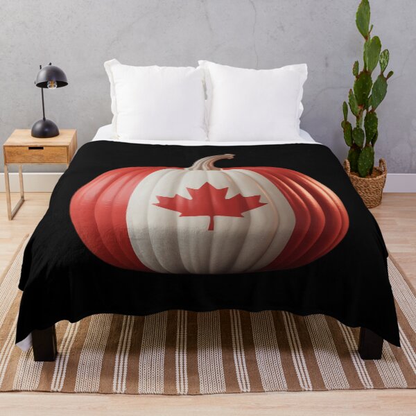 Item preview, Canadian Flag Pumpkin Maple Leaf Thanksgiving designed and sold by brynatshop.