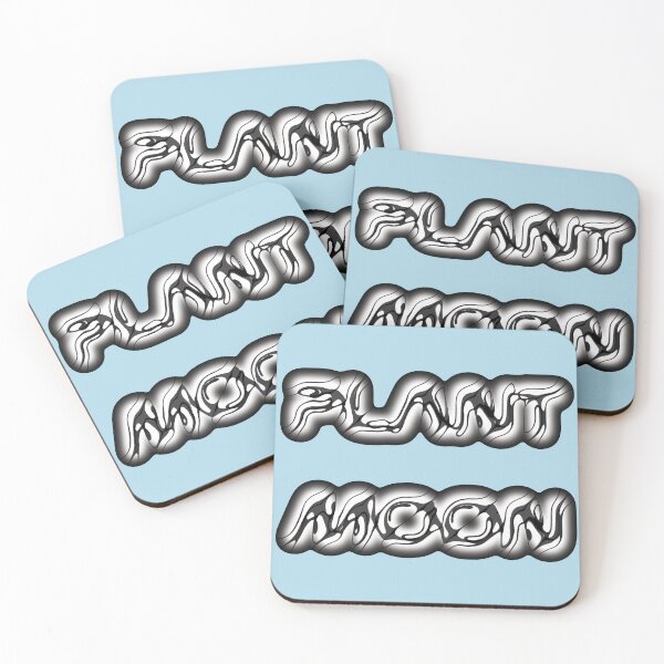 Item preview, Typography of Plant Moon with Rhythmical Patterns designed and sold by cremedecolor.