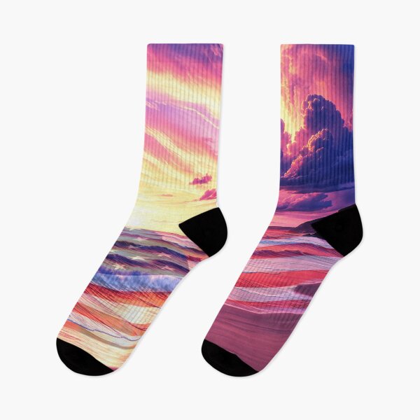 Item preview, Sunset Waves on American Shore designed and sold by m2inspiration.