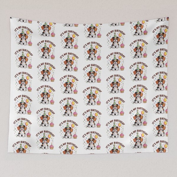 Item preview, It's My Birthday Cavalier King Charles Spaniel Celebration designed and sold by TheAnimalZ00.