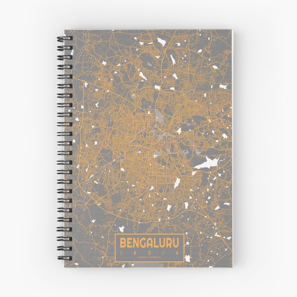 Item preview, Bengaluru City Map of India  - Bauhaus designed and sold by deMAP.
