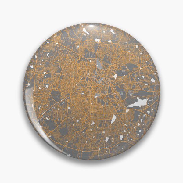 Item preview, Bengaluru City Map of India  - Bauhaus designed and sold by deMAP.